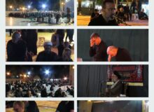 گزارش تصویری شب هشتم محرم الحرام آستان مقدس امامزاده محمد بسطام