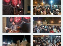 شب هشتم مراسم عزاداری دهه آخر ماه صفر در بسطام